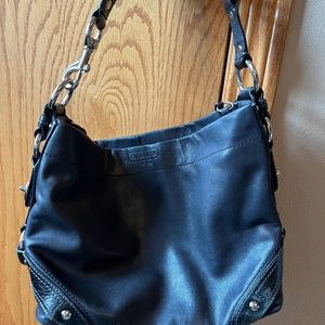 Coach Carly Leather Hobo Shoulder bag
